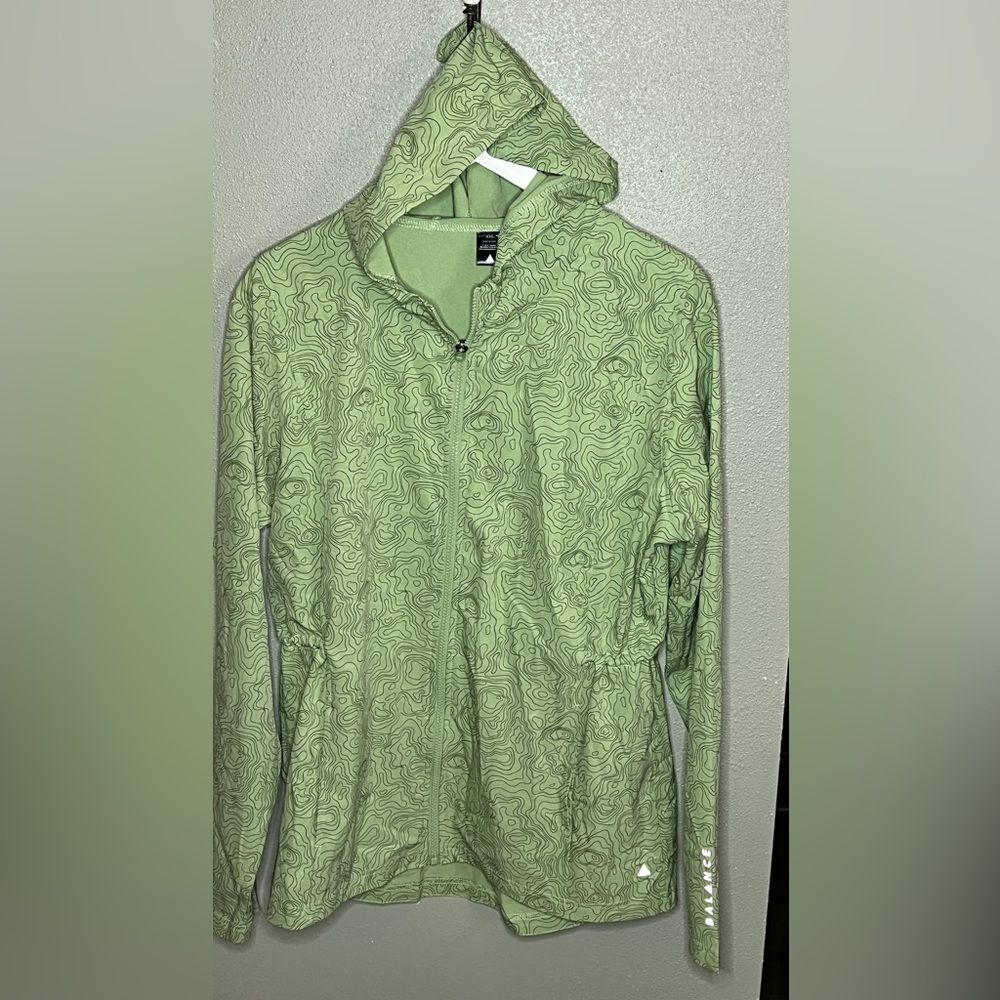 Balance Athletica Green Lightweight Jacket Size XXL
